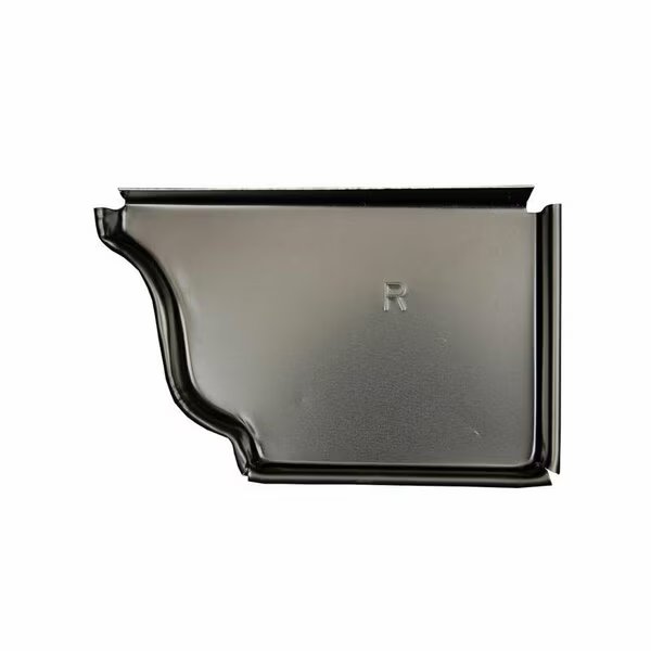 GUTR END CAP BLACK RGT 5in., Amerimax Home Products, Mfr#: 2500635